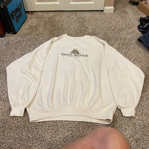 Vintage Men's XL Crystal Mountain Ski Crewneck Sweatshirt Gear Big Cotton